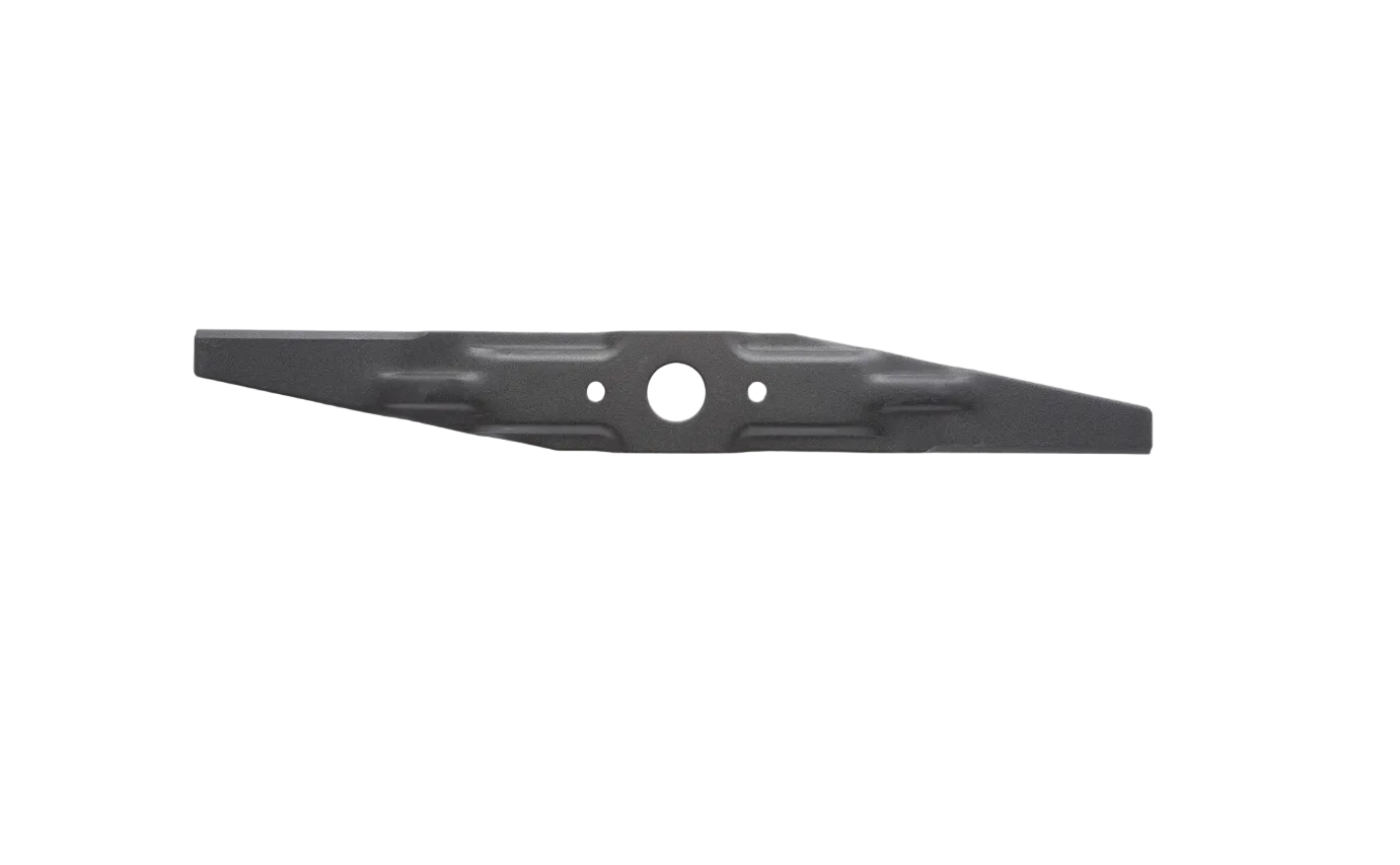Black metal blade on a white background