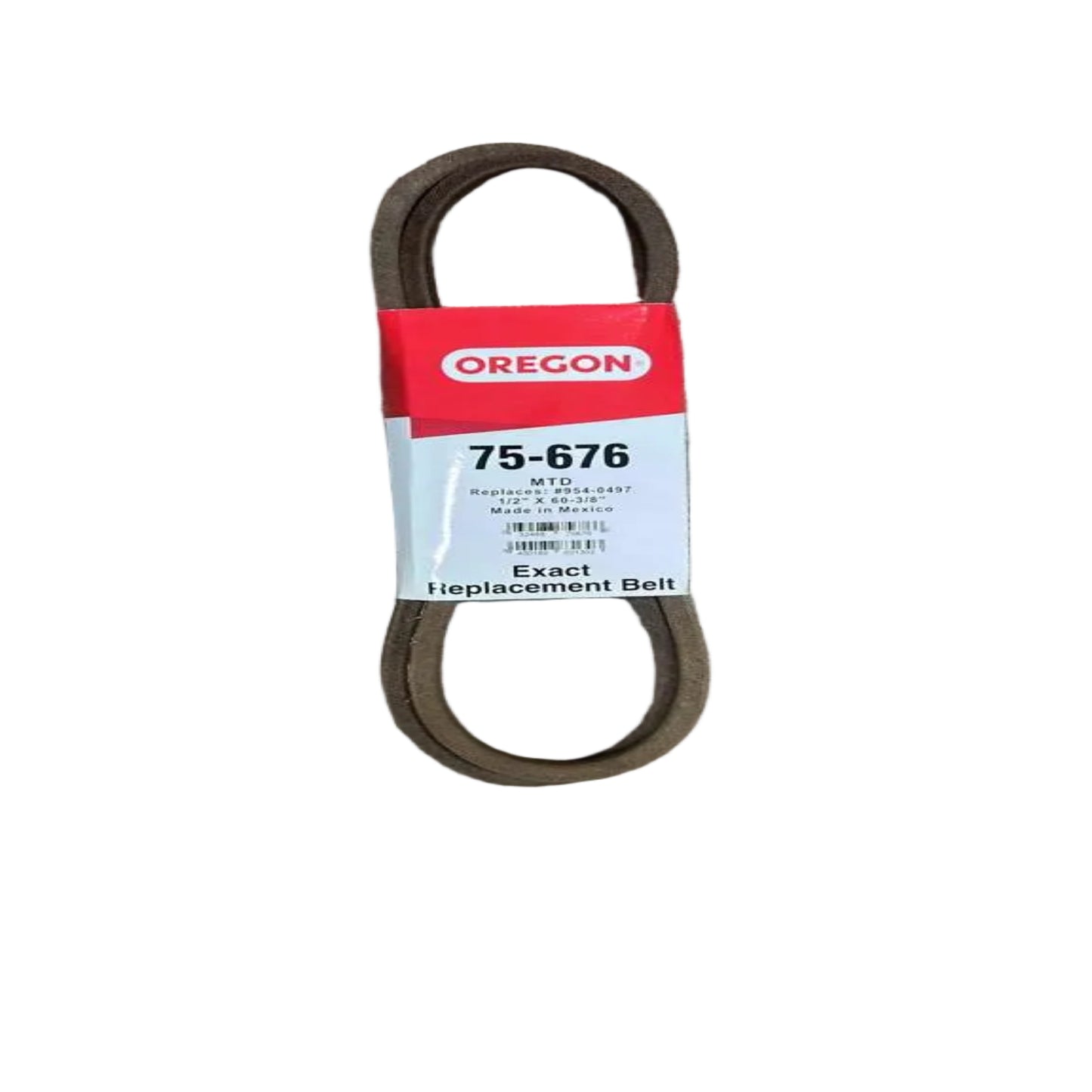 OREGON 75-676 BELT,MTD 954-0497,1/2 X 60-3/8 Replacement Part for MTD, 7540497
