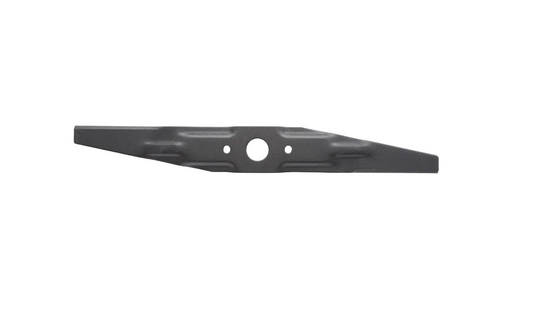 Black metal blade on a white background