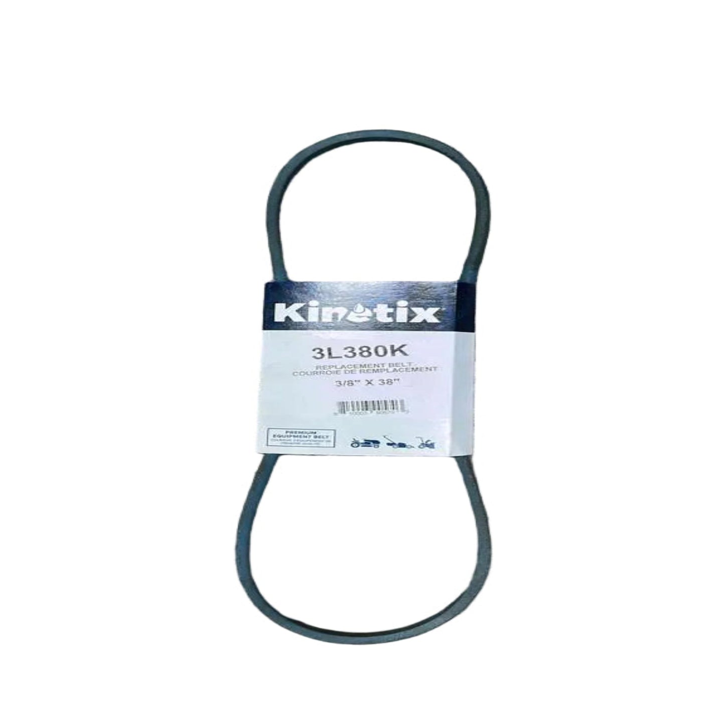 KINETIX 3L380K ARAMID BLUE V-BELT (3/8 X 38 )